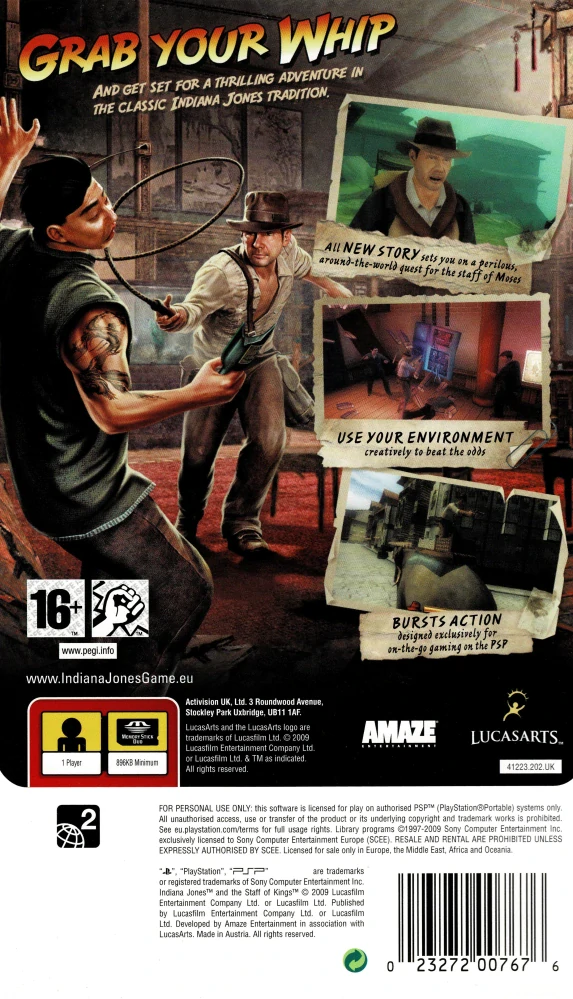 Indiana Jones and the Staff of Kings (PSP)