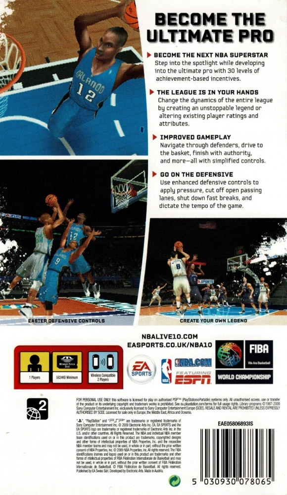 NBA Live 10 (PSP)