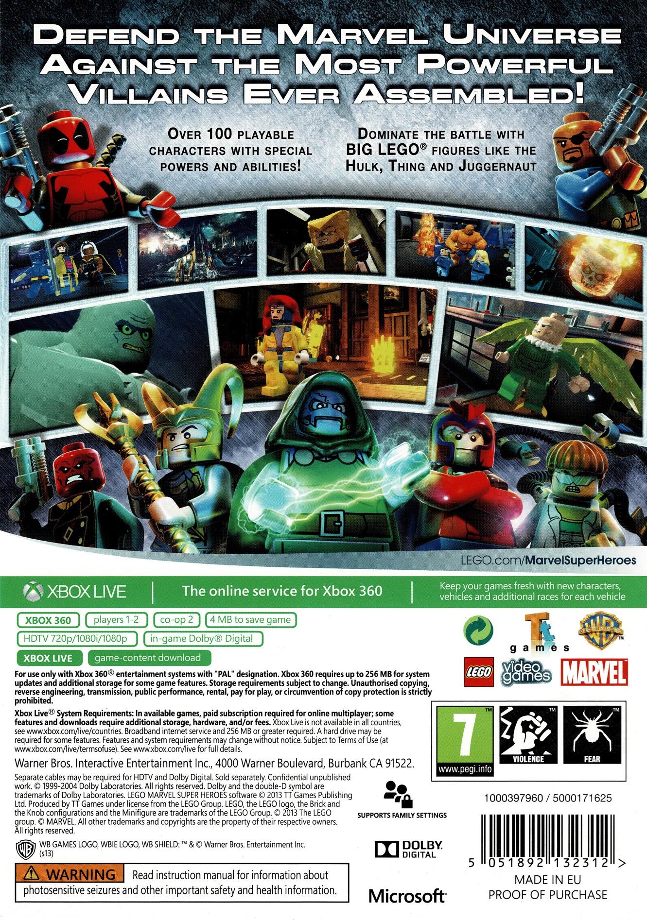 LEGO Marvel Superheroes (Xbox 360)