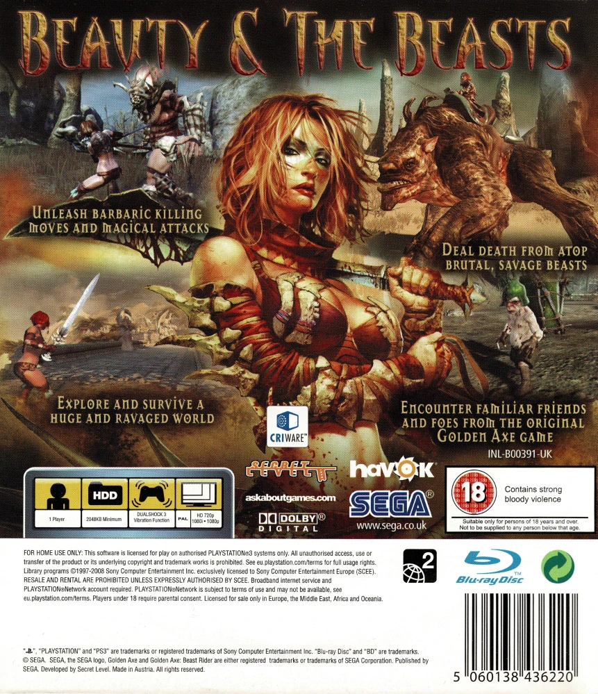 Golden Axe: Beast Rider (PS3)