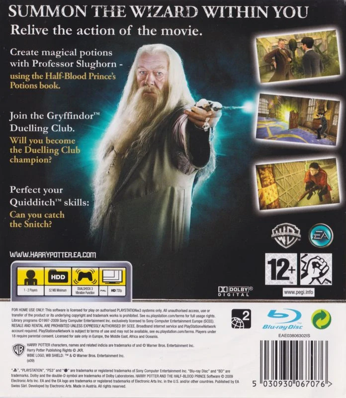 Harry Potter And The Half-Blood Prince (PS3)