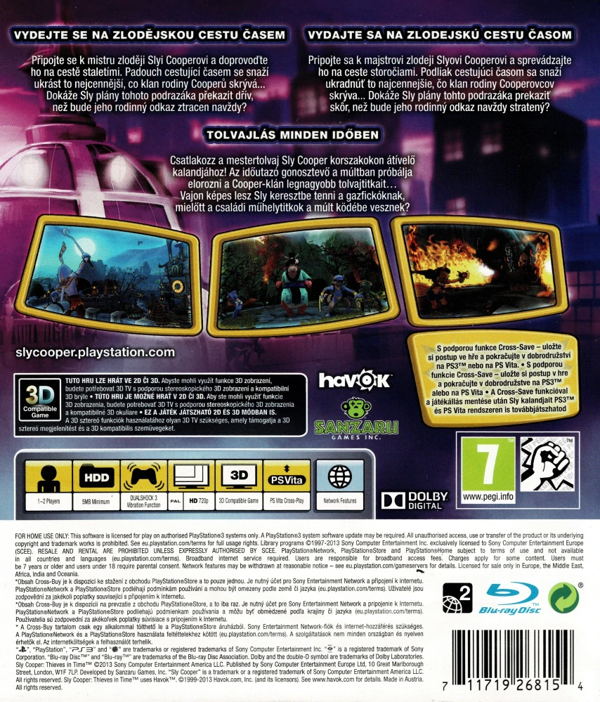 Sly Cooper: Thieves in Time (PS3)