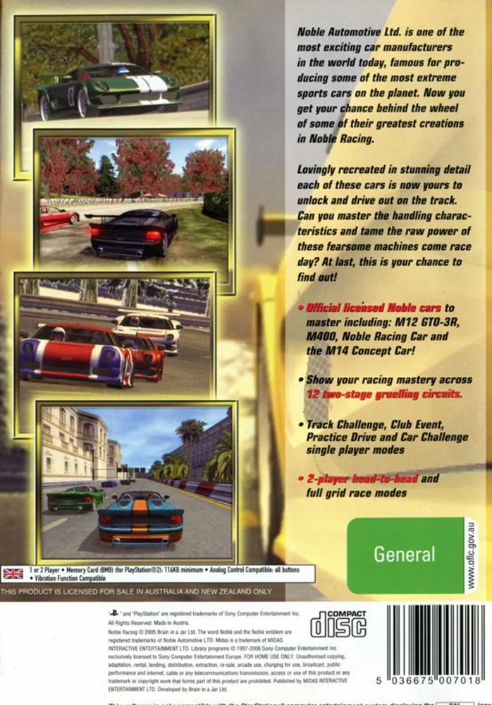 Noble Racing (PS2)