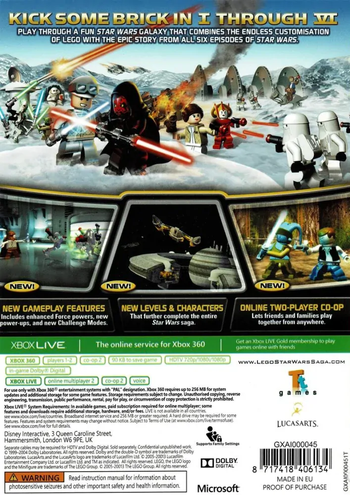 LEGO Star Wars The Complete Saga (Xbox 360)