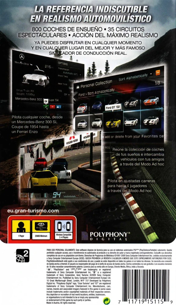 Gran Turismo (NOVÁ) (PSP)