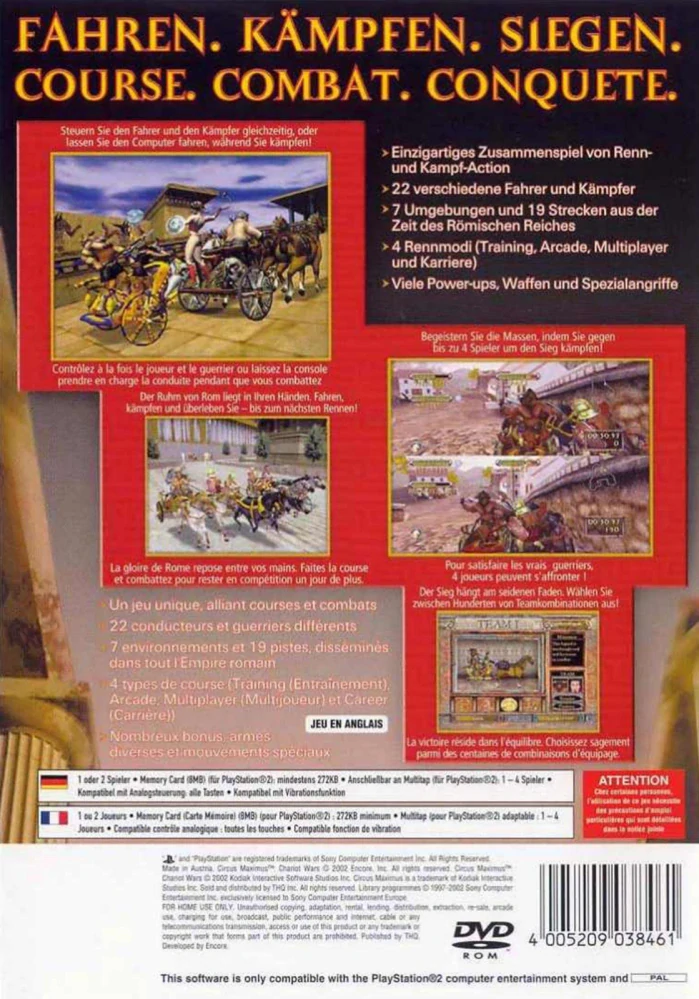 Circus Maximus: Chariot Wars (PS2)