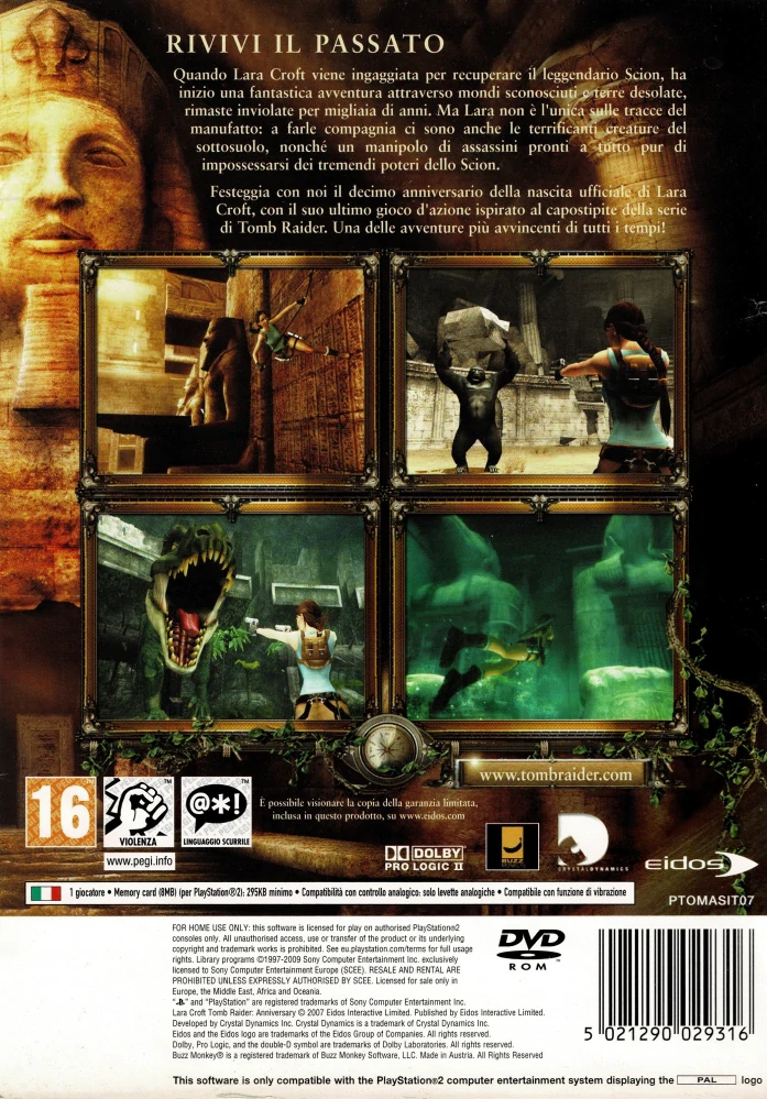 Lara Croft Tomb Raider - Anniversary (PS2)