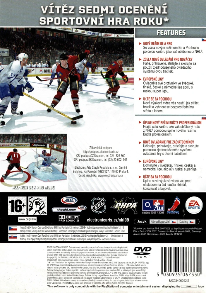 NHL 09 CZ (PS2)