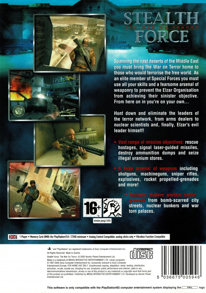 Stealth Force: The War on Terror (PS2)