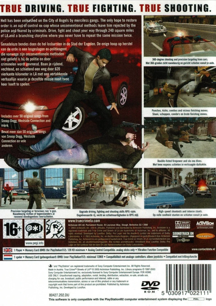 True Crime: Streets of LA - NOVÁ (PS2)