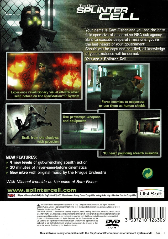 Tom Clancys Splinter Cell (PS2)