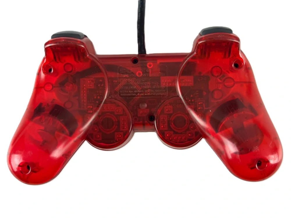 Playstation 2 ovládač (červený)