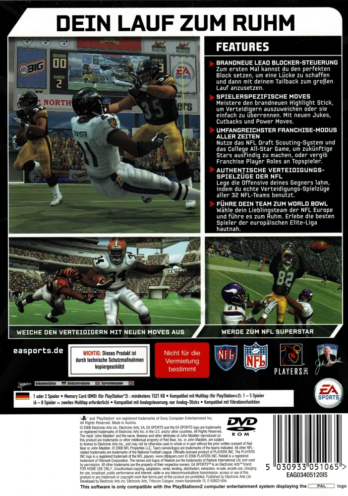 Madden NFL 07 (PS2)