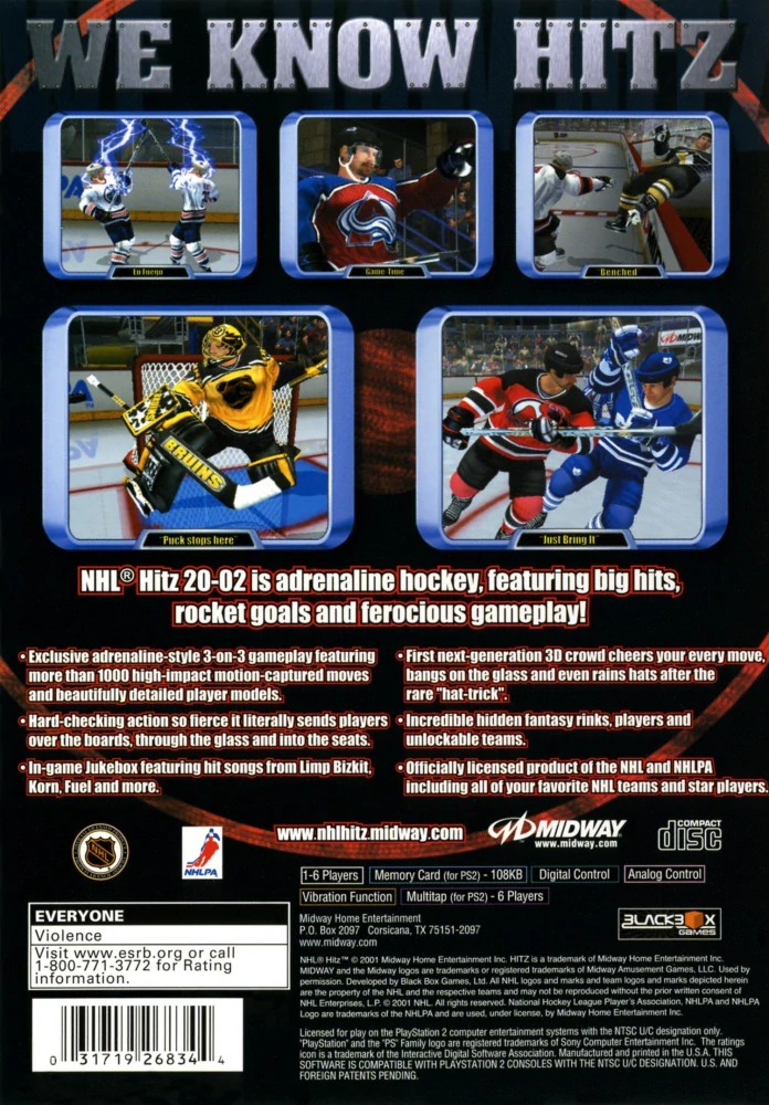NHL HITZ 2002 (PS2)