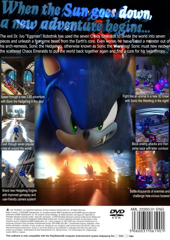Sonic Unleashed (PS2)