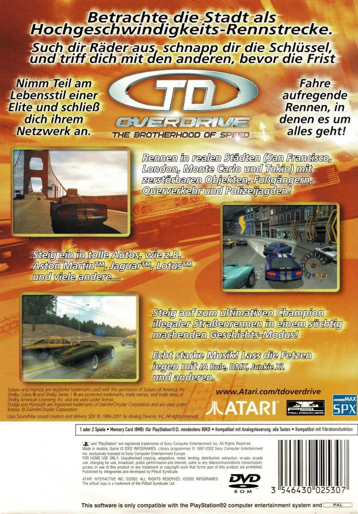 TD Overdrive (PS2)