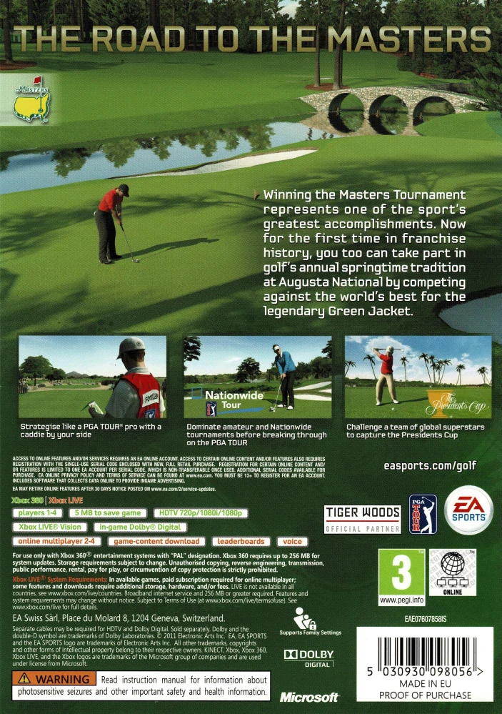 Tiger Woods PGA Tour 12 (Xbox 360)