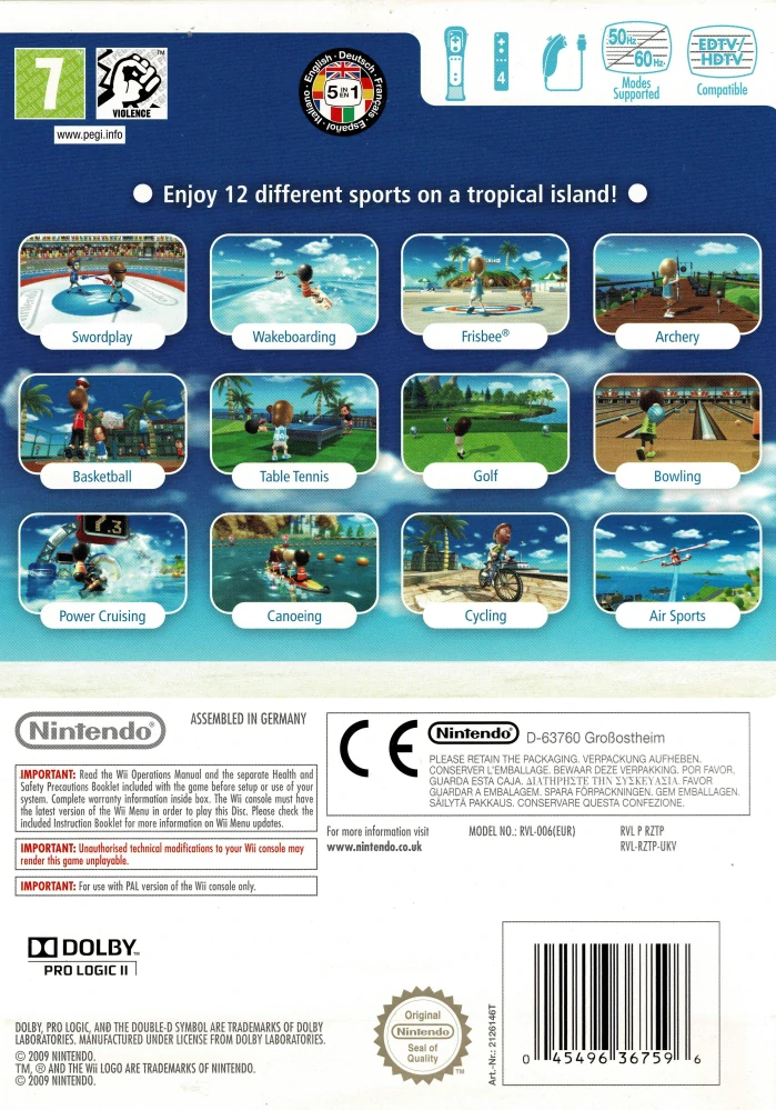 Wii Sports Resorts (WII)