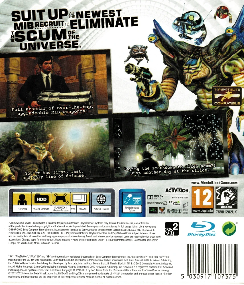 MIB Alien Crisis (Men in Black) (PS3)