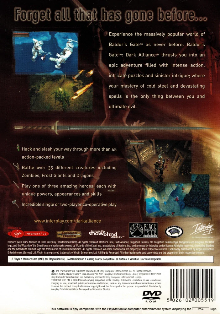 Baldur´s Gate: Dark Alliance (PS2)