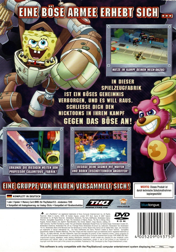 SpongeBob and Friends: Attack of the Toybots (PS2)