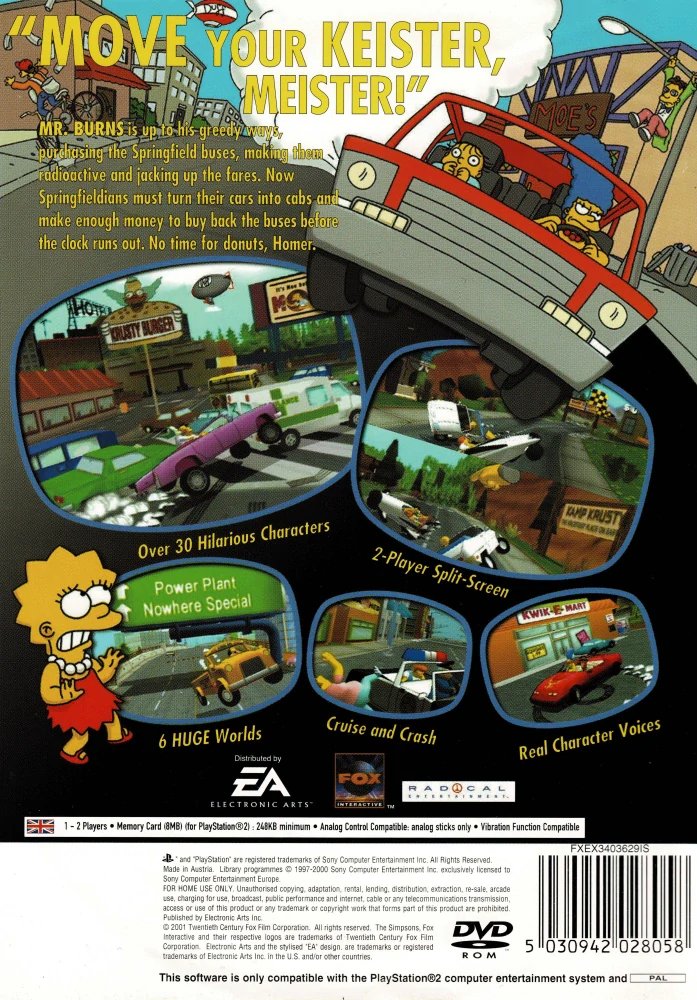 The Simpsons Road Rage (PS2)