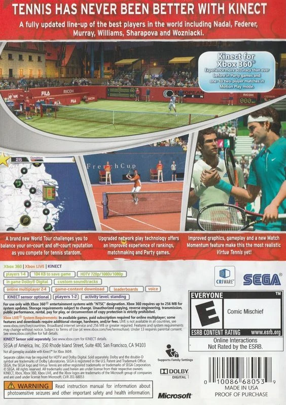 Virtua Tennis 4 (Xbox 360)