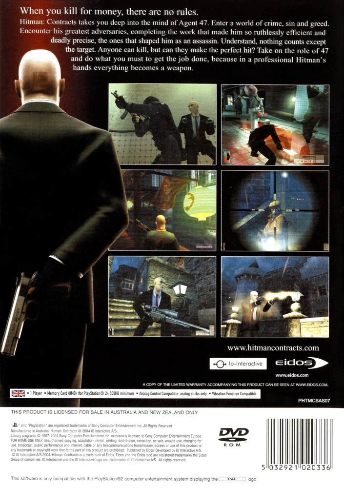 Hitman: Contracts (PS2)