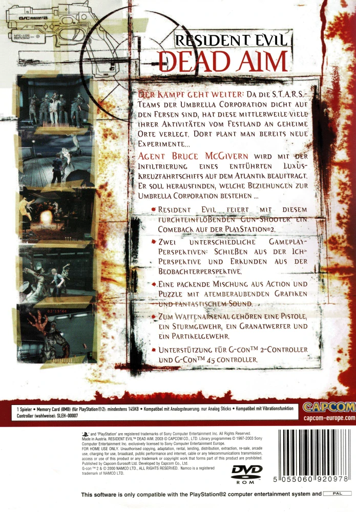 Resident Evil Dead Aim (PS2)
