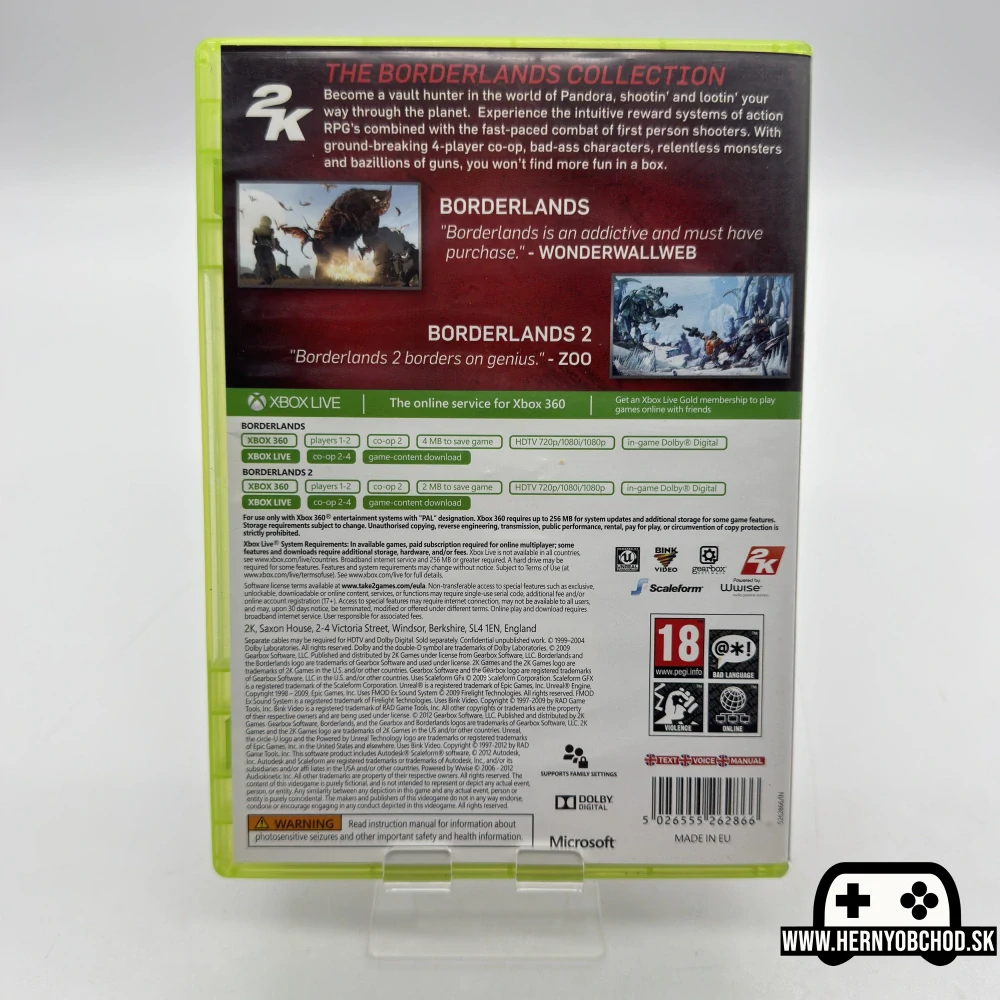 𝗕𝗼𝗿𝗱𝗲𝗿𝗹𝗮𝗻𝗱𝘀 𝗖𝗼𝗹𝗹𝗲𝗰𝘁𝗶𝗼𝗻 (𝗕𝗼𝗿𝗱𝗲𝗿𝗹𝗮𝗻𝗱𝘀 + 𝗕𝗼𝗿𝗱𝗲𝗿𝗹𝗮𝗻𝗱𝘀 𝟮) (𝗫𝗯𝗼𝘅 𝟯𝟲𝟬): Hra + manuál | Anglický obal