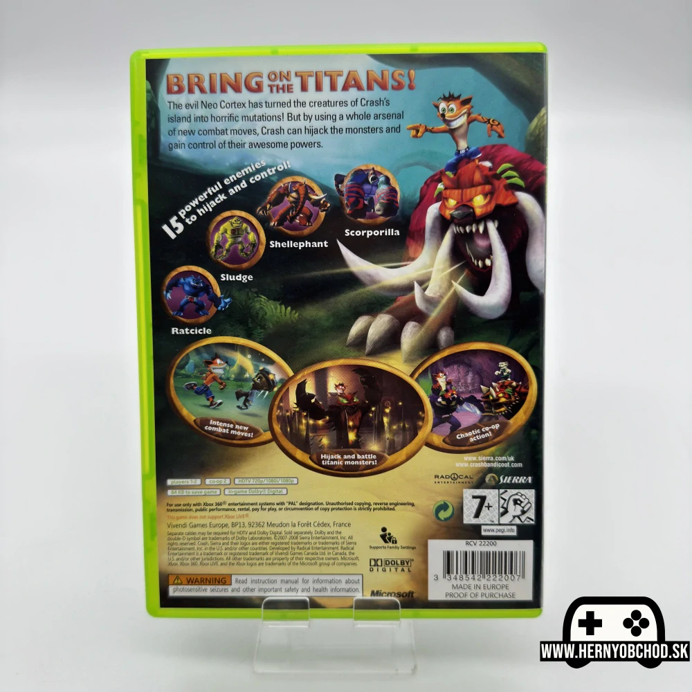 𝗖𝗿𝗮𝘀𝗵 𝗼𝗳 𝘁𝗵𝗲 𝗧𝗶𝘁𝗮𝗻𝘀 (𝗫𝗯𝗼𝘅 𝟯𝟲𝟬): Hra bez manuálu (Anglický obal)
