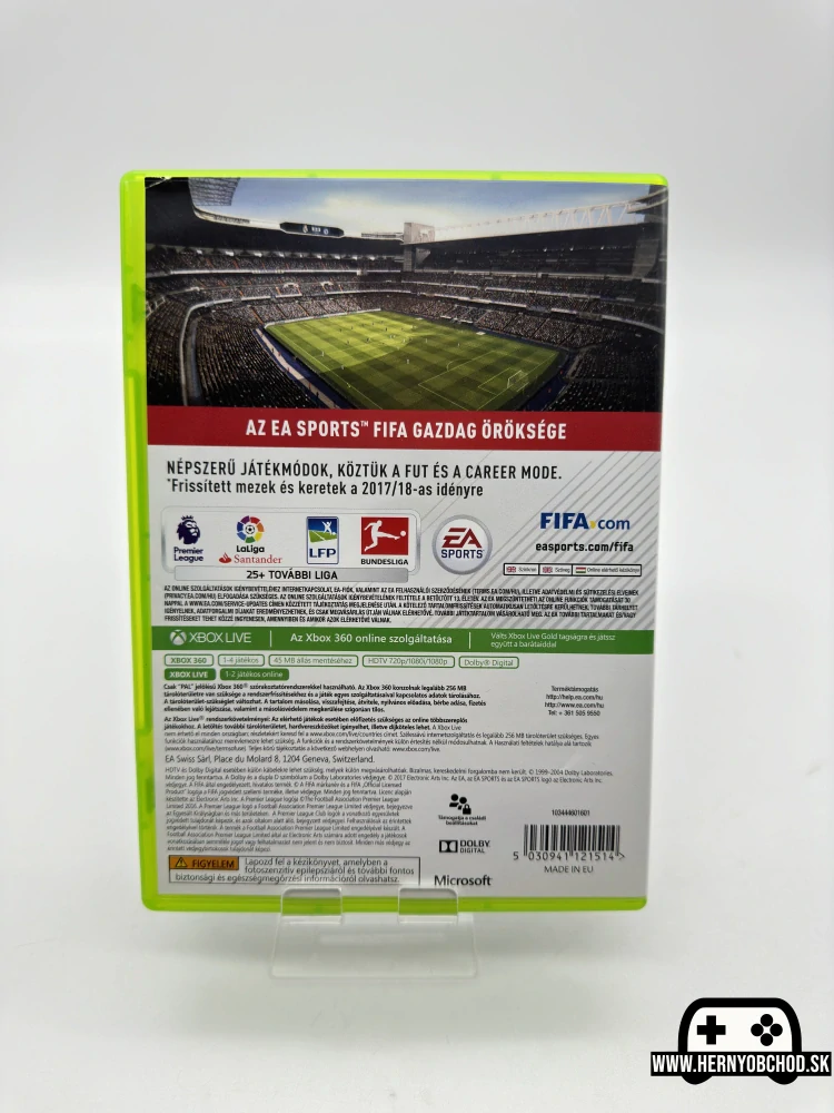 𝗙𝗜𝗙𝗔 𝟭𝟴 𝗟𝗲𝗴𝗮𝗰𝘆 𝗘𝗱𝗶𝘁𝗶𝗼𝗻 (𝗫𝗯𝗼𝘅 𝟯𝟲𝟬): Hra + letáčiky (Maďarský obal)