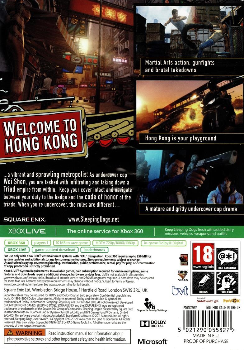Sleeping Dogs (Xbox 360)