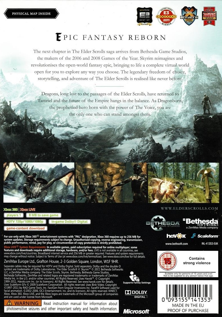 The Elder Scrolls V: Skyrim (Xbox 360)