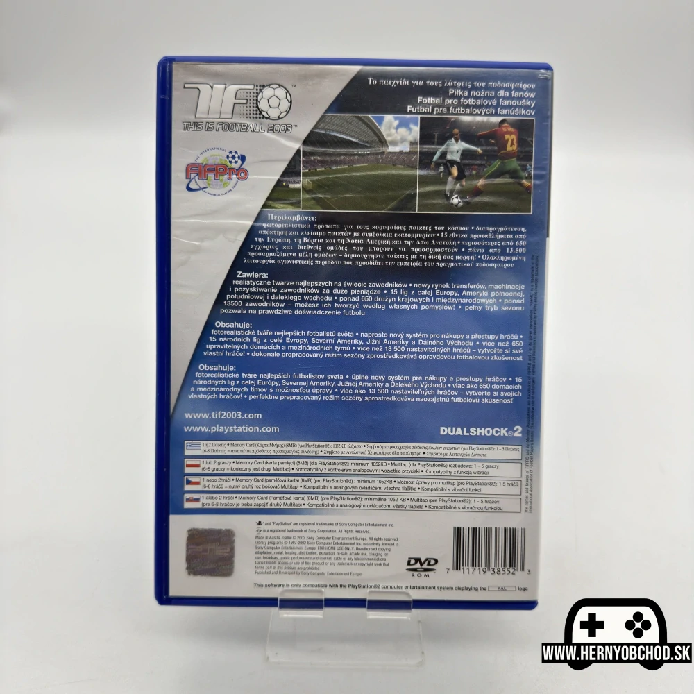 𝗧𝗵𝗶𝘀 𝗶𝘀 𝗙𝗼𝗼𝘁𝗯𝗮𝗹𝗹 𝟮𝟬𝟬𝟯 (𝗣𝗦𝟮): Hra bez manuálu | Slovensko-český obal