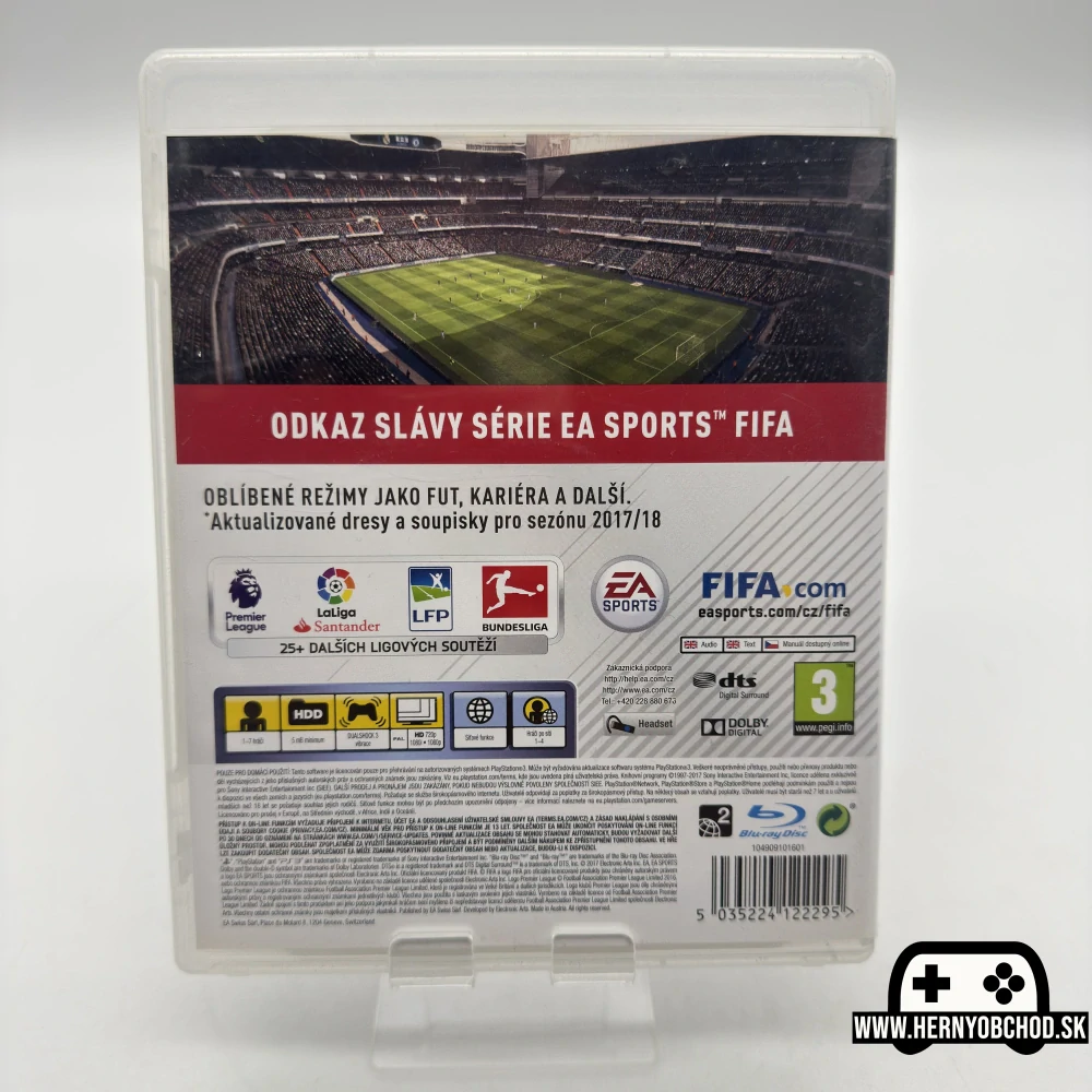 𝗙𝗜𝗙𝗔 𝟭𝟴 𝗟𝗲𝗴𝗮𝗰𝘆 𝗘𝗱𝗶𝘁𝗶𝗼𝗻 (𝗣𝗦𝟯): Hra + letáčiky | Český obal