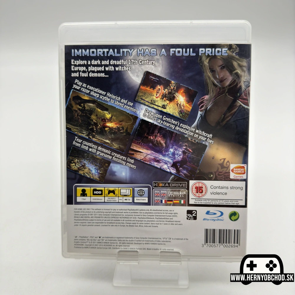 𝗞𝗻𝗶𝗴𝗵𝘁𝘀 𝗖𝗼𝗻𝘁𝗿𝗮𝗰𝘁 (𝗣𝗦𝟯): Hra + manuál | Anglický obal