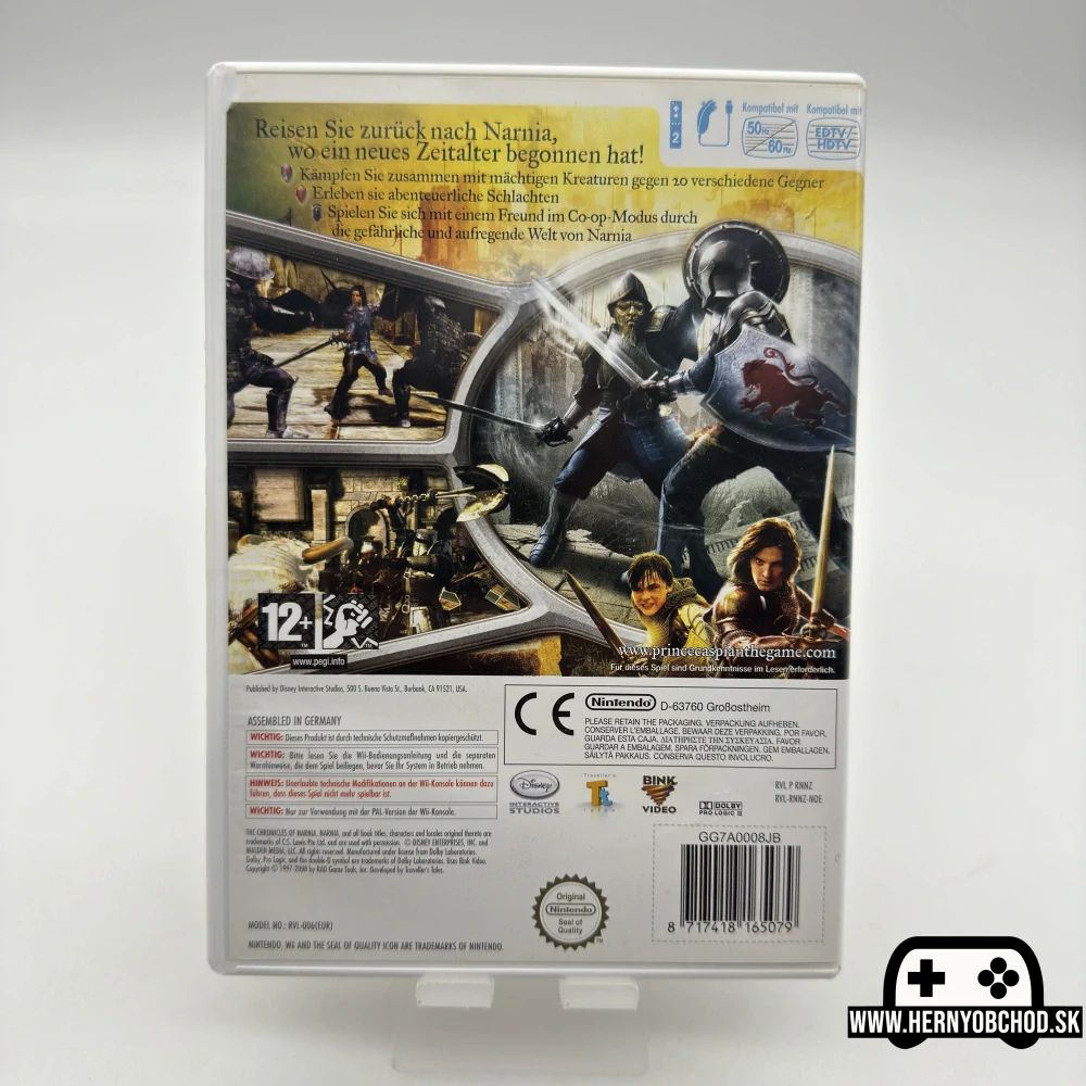 𝗧𝗵𝗲 𝗖𝗵𝗿𝗼𝗻𝗶𝗰𝗹𝗲𝘀 𝗼𝗳 𝗡𝗮𝗿𝗻𝗶𝗮: 𝗣𝗿𝗶𝗻𝗰 𝗖𝗮𝘀𝗽𝗶𝗮𝗻 (𝗪𝗶𝗶): Hra + manuál a letáčik | Nemecký obal