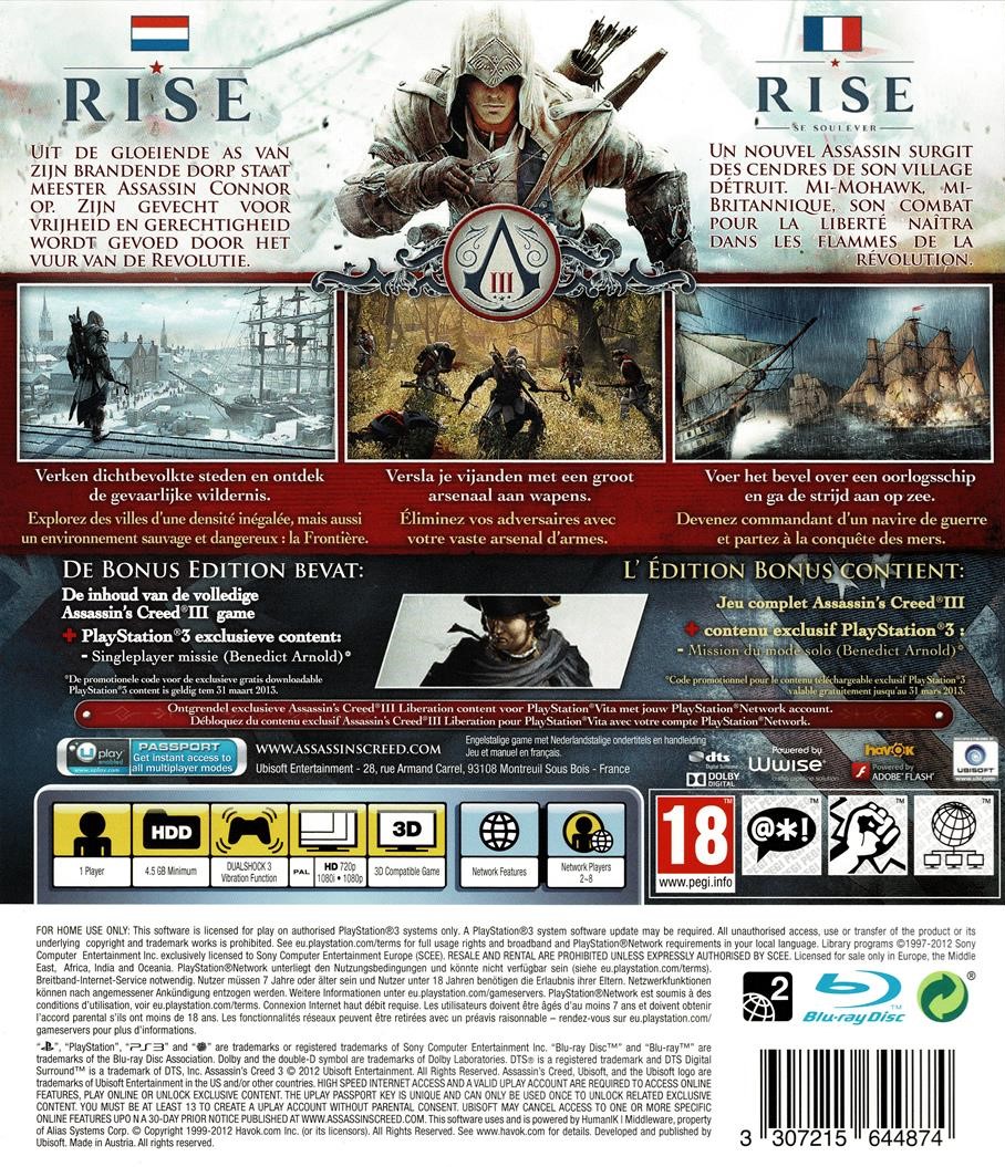 Assassin's Creed 3 (PS3)