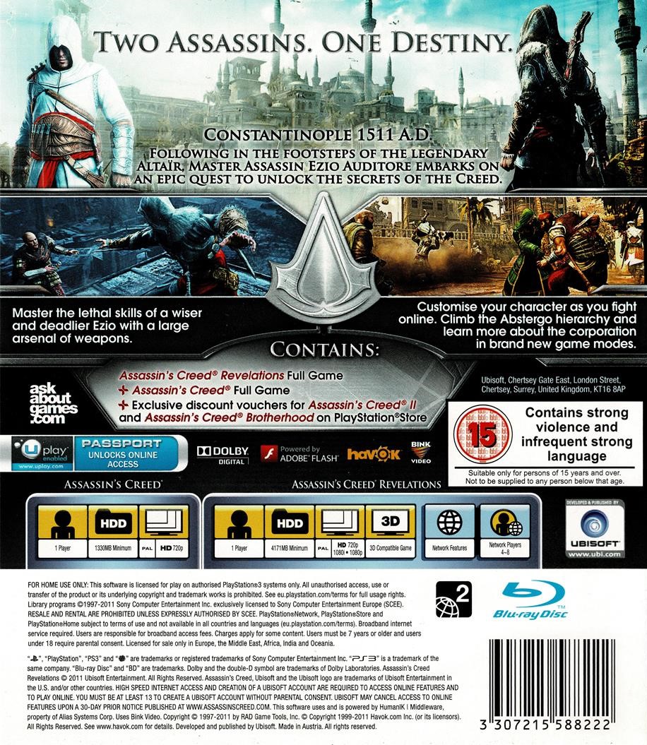 Assassin's Creed Revelations (PS3)