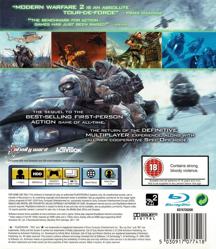 Call of Duty Modern Warfare 2 (PS3)