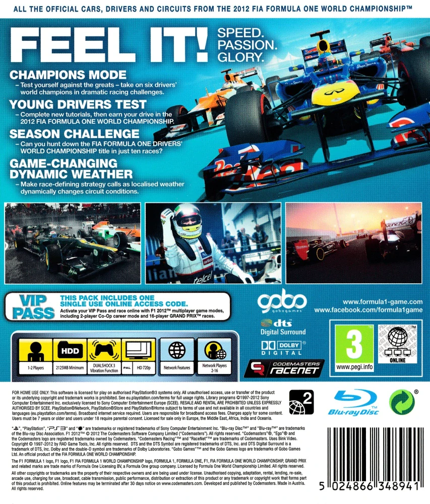 F1 2012 (PS3)
