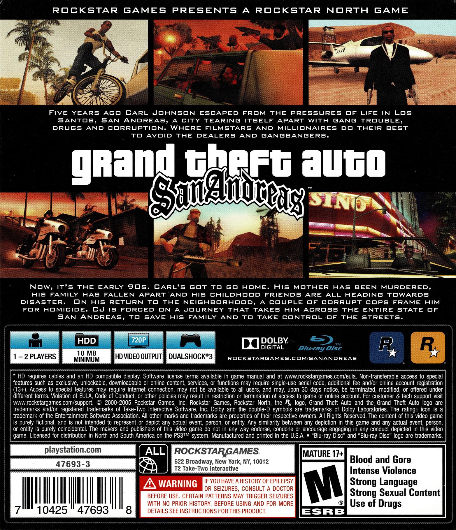 GTA San Andreas (PS3)