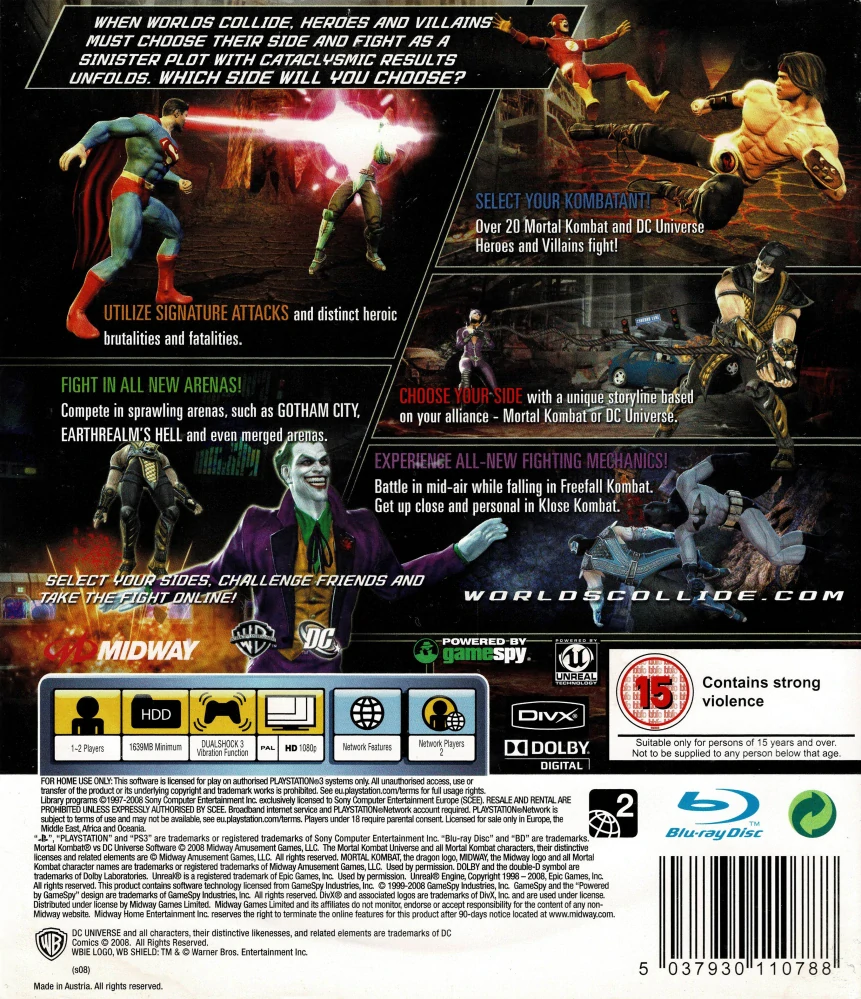 Mortal Kombat vs DC Universe (PS3)