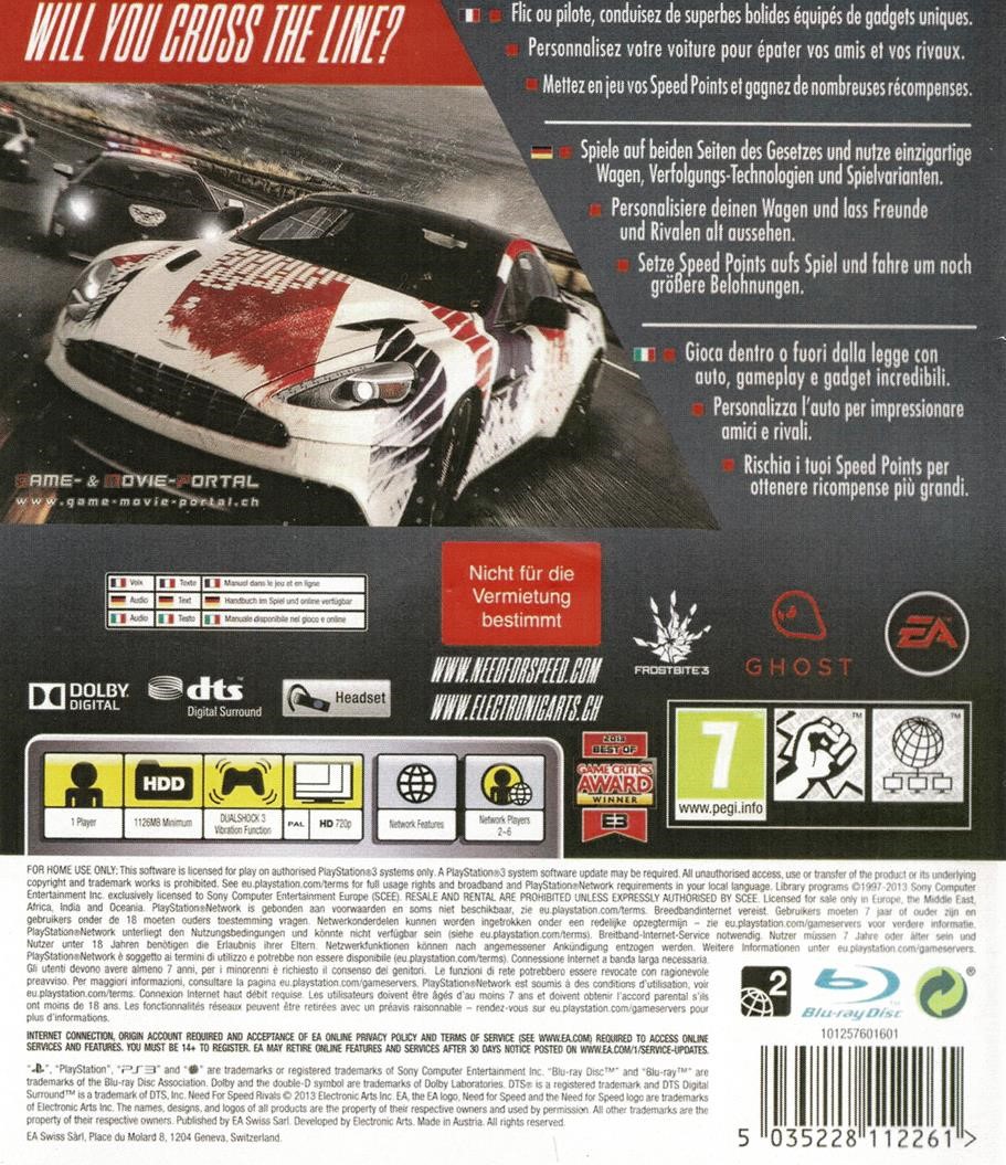 Need for Speed Rivals (PS3)