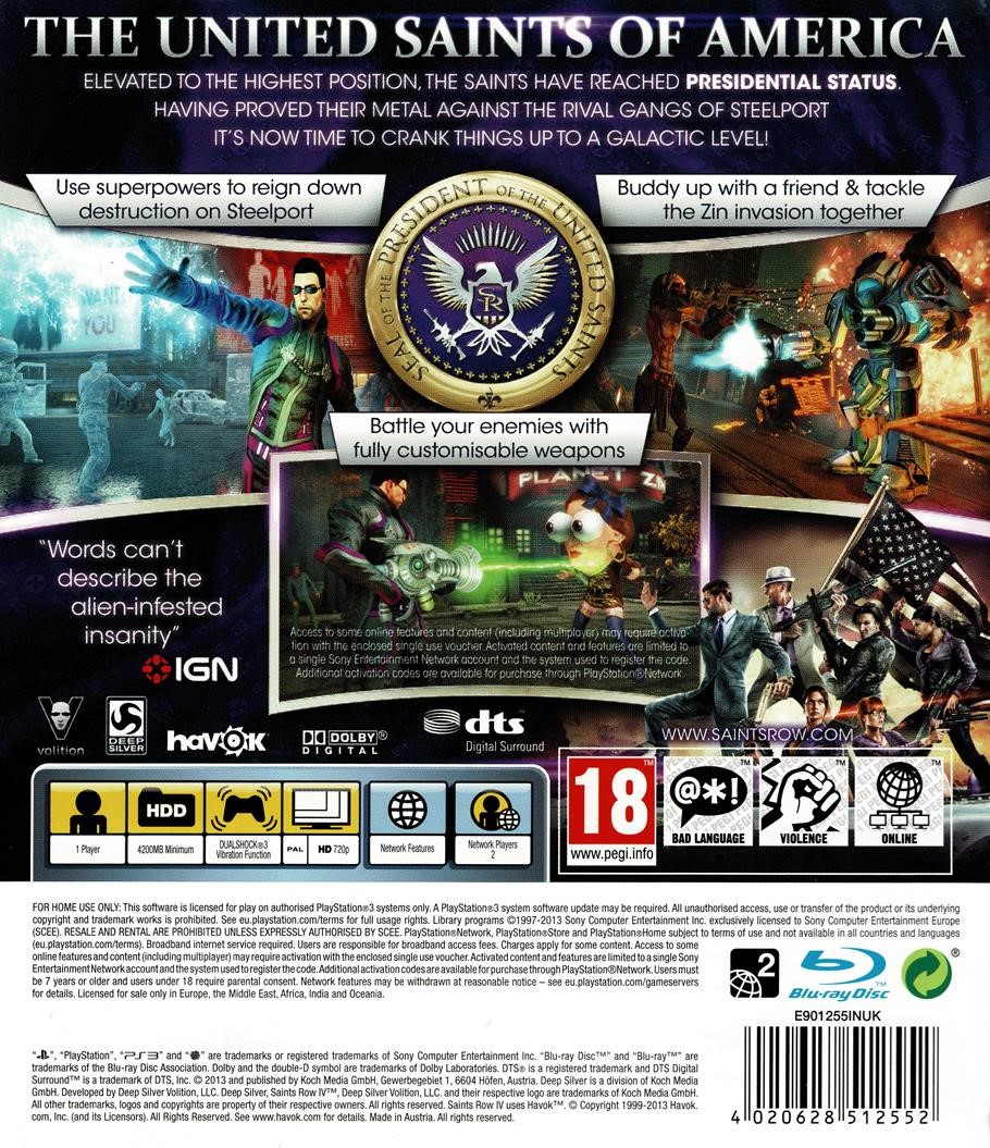 Saints Row 4 (PS3)