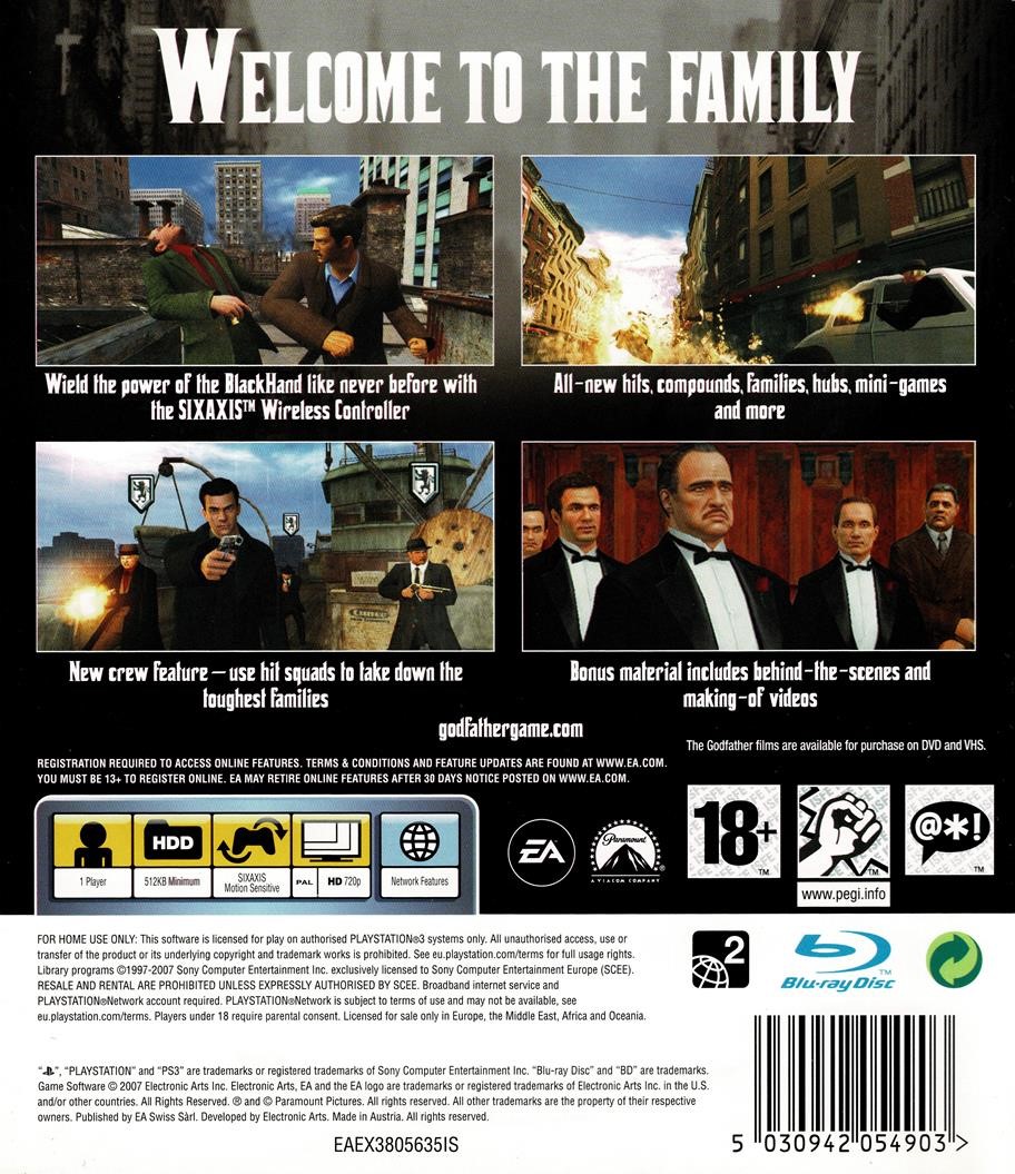 The Godfather 2 (Kmotr 2) (PS3)