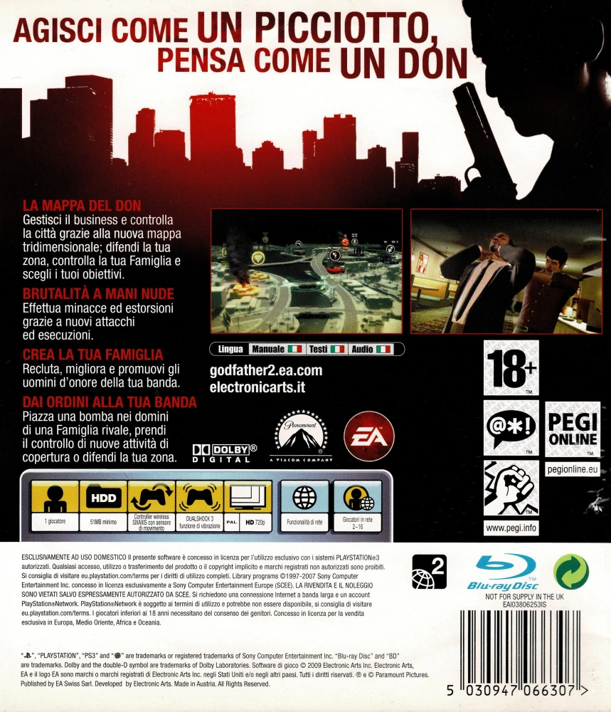 The Godfather 2 (Kmotr 2) (PS3)