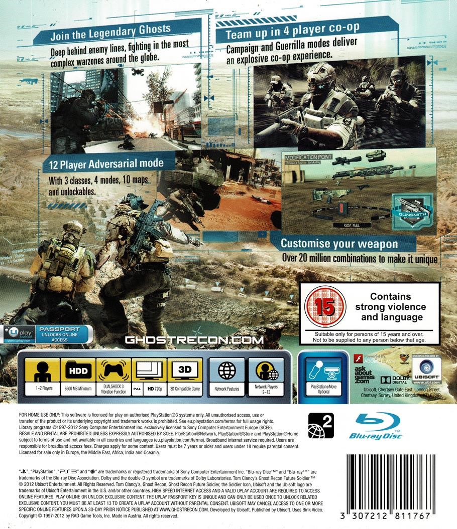 Tom Clancy's Ghost Recon Future Soldier (PS3)