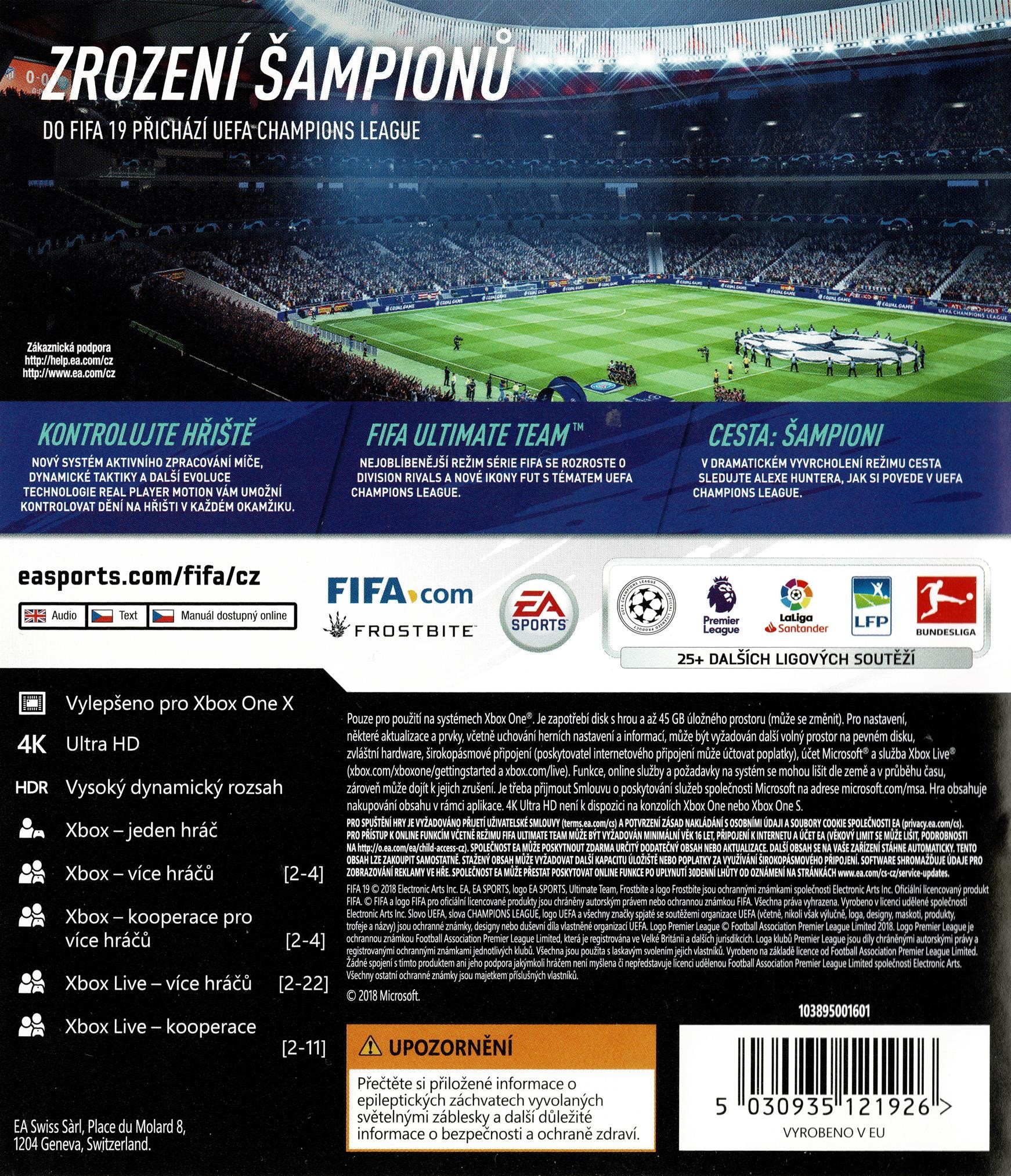 FIFA 19 (Xbox ONE)